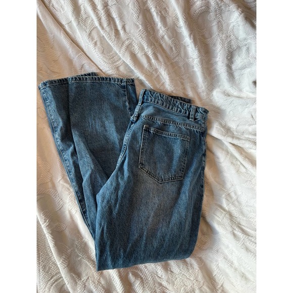 Shein Flare Leg Loose Fit Jeans Womans Size 6 - Picture 1 of 4